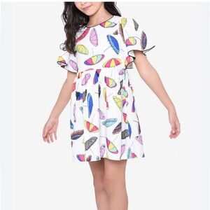Sonia Rykiel Parasol printed girl's voile dress